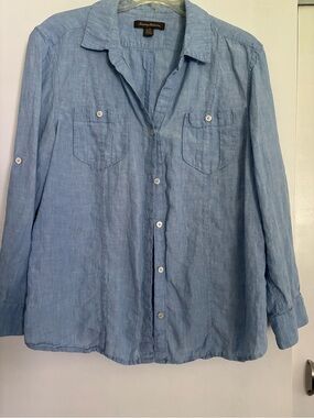 Tommy Bahama Sky Blue Linen Shirt